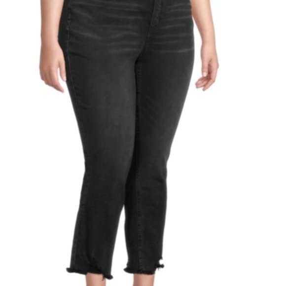 TS Vintage Inspired Crop Jeans- Black- Size 16W - Picture 2 of 10